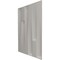 Ekena Millwork 19 5/8in. W x 19 5/8in. H Hamilton EnduraWall Decorative 3D Wall Panel Covers 2.67 Sq. Ft. WP20X20HABCR - alternate 3